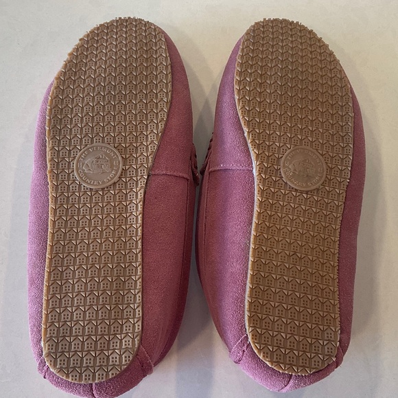 THE VERMONT COUNTRY STORE Leather Sheepskin Memory Foam Slipper  Size 9 - Picture 3 of 6